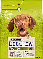 Пурина Dog Chow Adult Lamb сухий корм для дорослих собак зі смаком ягняти 2,5КГ