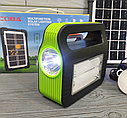 Сонячна станція/ліхтар-світильник акумуляторний з PowerBank + 2 лампочки COBA CB-999A, фото 8