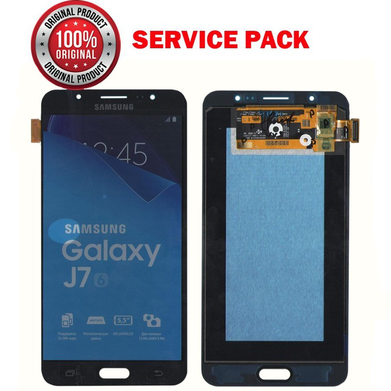 Дисплейний модуль (екран) для Samsung J710 Galaxy J7 (2016) Чорний (GH-18855B) Original