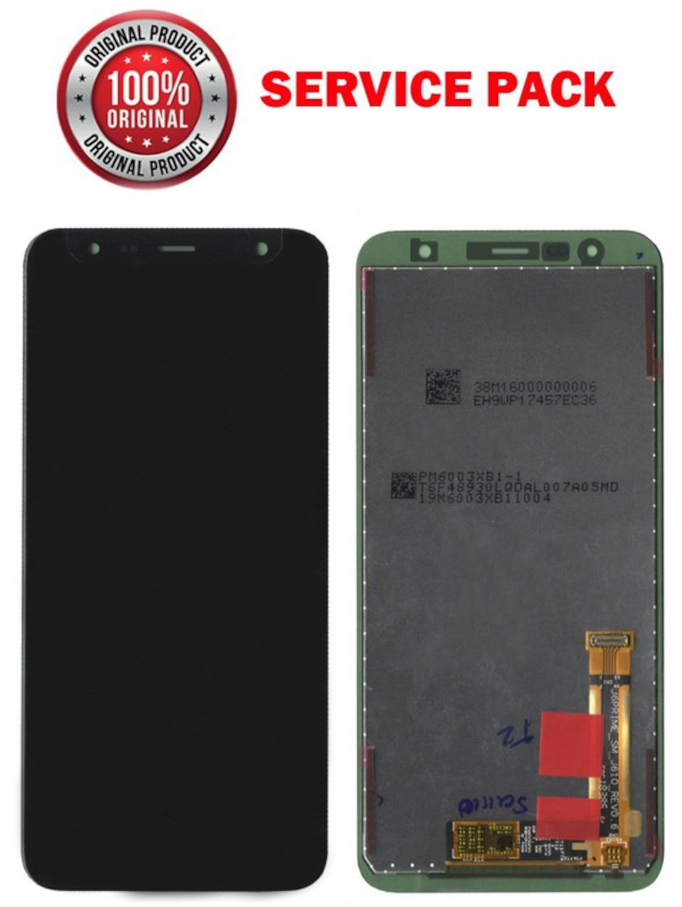 Дисплейний модуль (екран) для Samsung J610/J415 Galaxy J6+ 2018 Чорний Оригінал 100% SERVICE PACK GH97-22582A