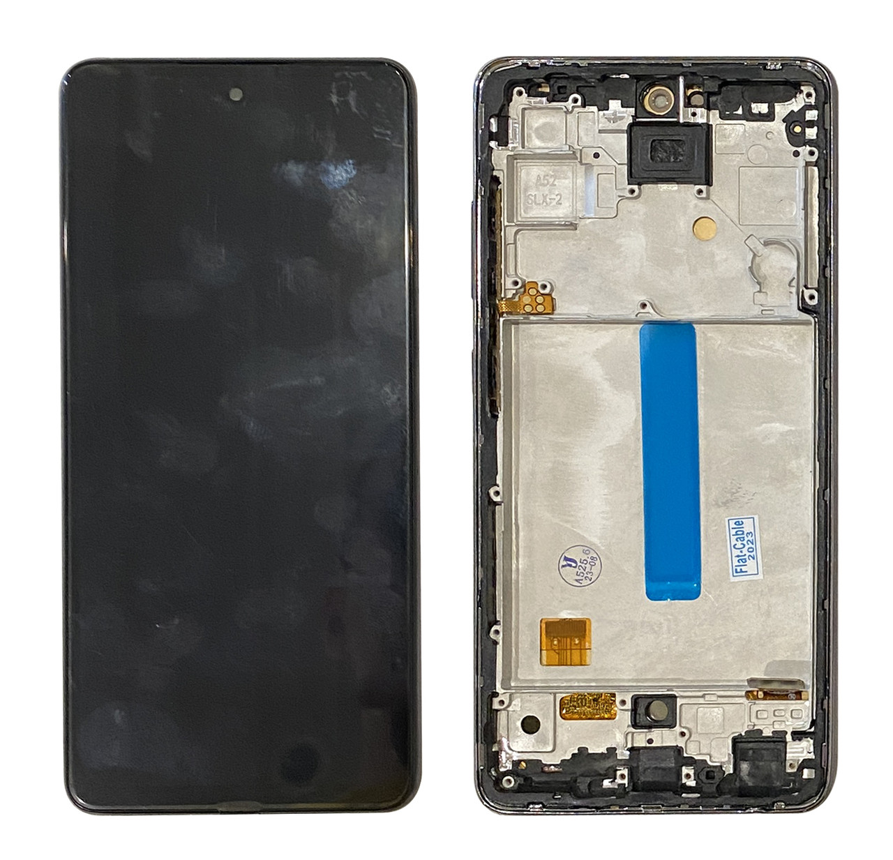 Дисплейный модуль (экран) для Samsung A525 A526 A528 A52 Чорний OLED У рамці Оригінальний Розмір (PRC)
