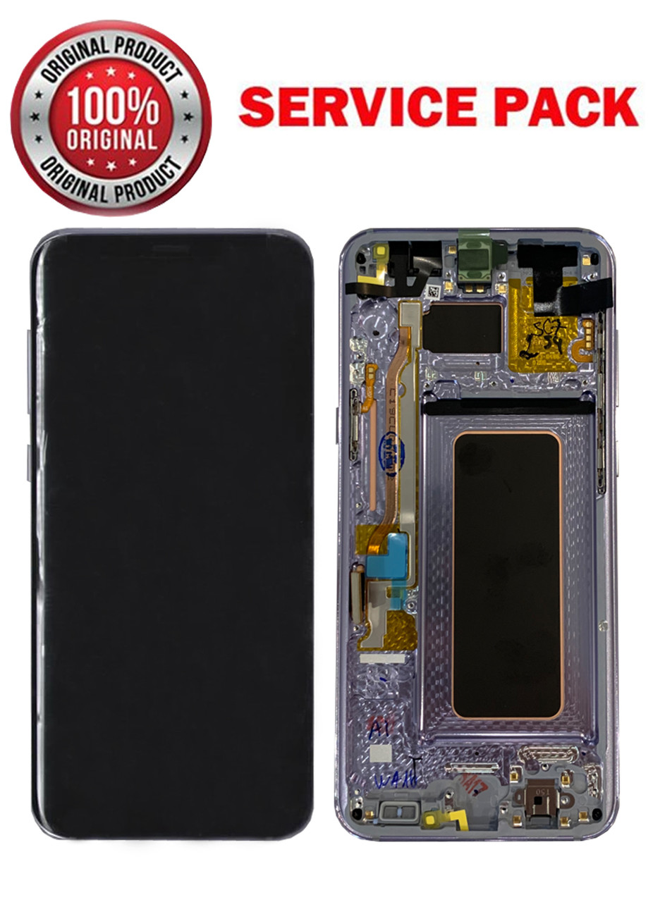 Дисплейний модуль (екран) для Samsung G955 Galaxy S8 PLUS VIOLET з рамкою (GH97-20470C) Original