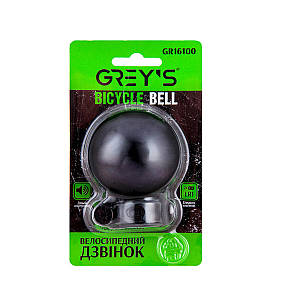 Велосипедний дзвоник Grey's електричний 1хLR1 (немає в компл) кріплення в комплекті (GR16100)