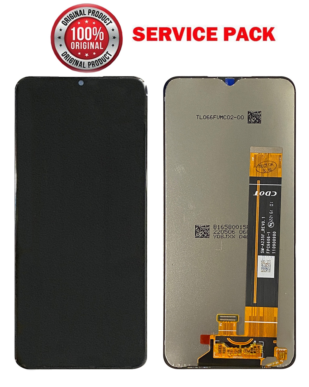 Дисплейний модуль (екран) для Samsung A13 (A135), M13 (M135). M23 5G (M236) Оригінал 100% SERVICE PACK