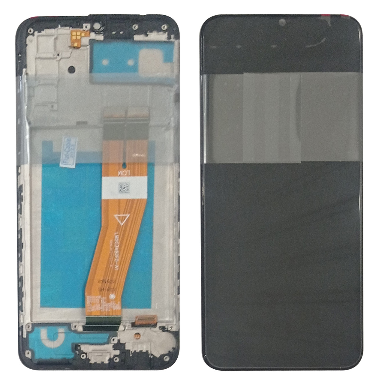 Дисплейний модуль (екран) для Samsung A02s A025F (160,5 x 72 mm) у рамці Чорний (PRC)