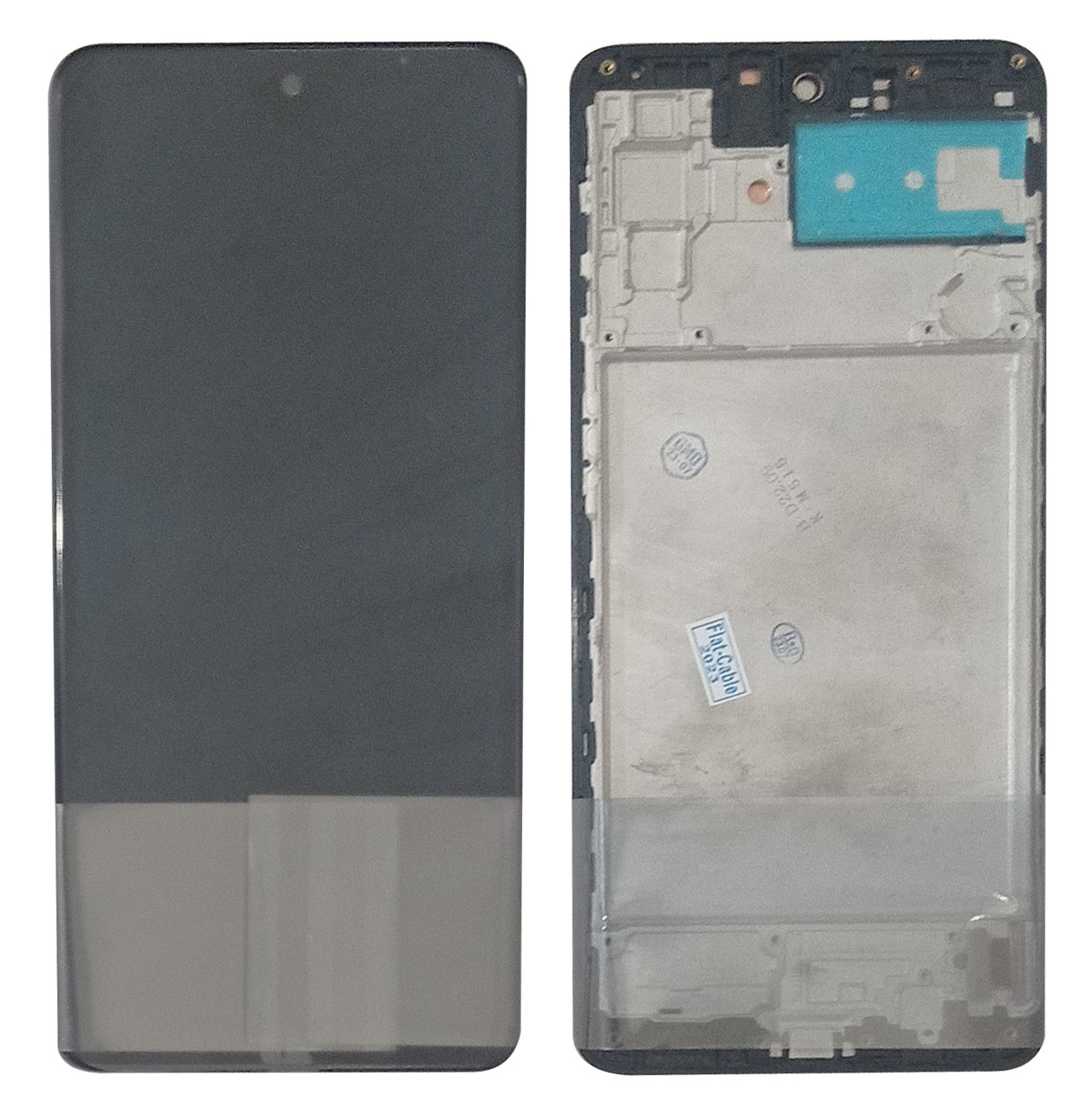 Дисплейний модуль (екран) для Samsung M515 M51 (2020) Чорний LCD OLED з Рамкою (PRC) (Широка рамка)