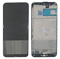 Дисплейный модуль (экран) для Samsung M315 Galaxy M31 Чёрный В рамке OLED (PRC)