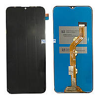 Дисплейний модуль (екран) для Tecno Spark 4, Camon 12 (KC2, KC8, CC7) Чорний Оригінал (OEM)
