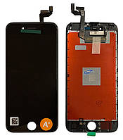 Дисплей (модуль) iPhone 6s (A1633/ A1688/ A1700) Черный 100% Org (Переклеено стекло)