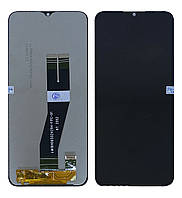 Дисплейный модуль (экран) для Samsung A02s A025F M02s M025 A037 A035F (160,5 x 72 mm) Черный Оригинал (OEM)