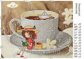 Схема для часткової зашивки бісером — розумні мрії DANA-2456