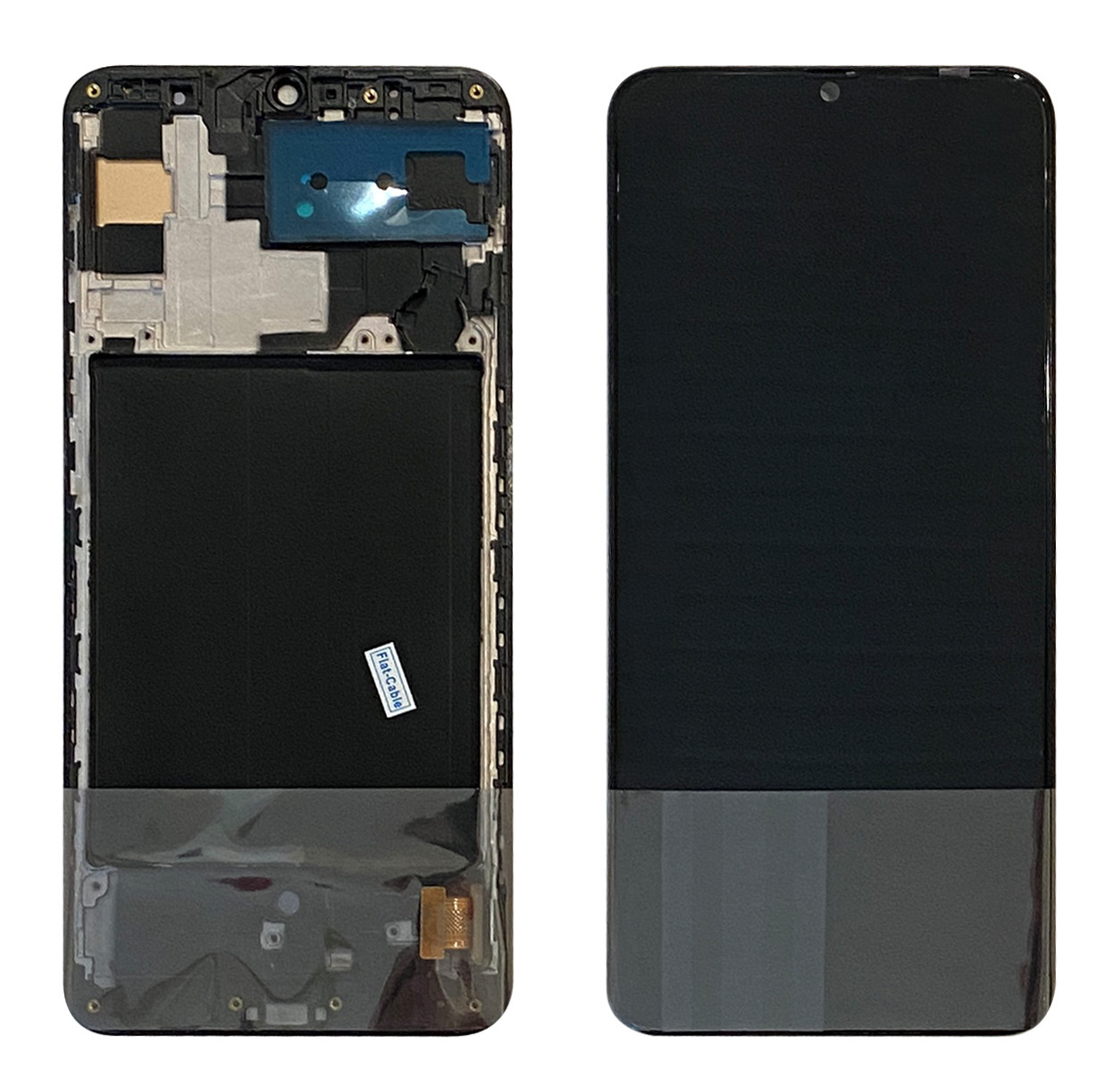 Дисплейний модуль (екран) для Samsung A705 A70 (2019) З рамкою (PRC) (Orig Size) оригінал з переклеєним