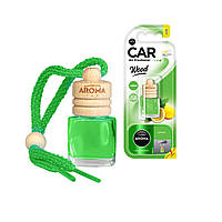 Автомобильный Ароматизатор Aroma Car Wood Lemon, 6ml (63108) | Аромат: Цитрусовий