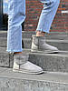 Зимові Жіночі Черевики UGG Mini Light Grey Metallic Suede / УГГ Міні Металік Суейд Світло Сірі, фото 8