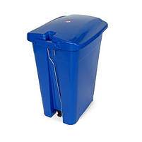 Пластиковий контейнер з педаллю для сміття 30 л, синій Afacan Plastik, фото 4
