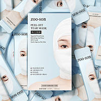 Очищающая маска пленка Zoo:Son nicotinamide peel of tear mask 4мл 1шт