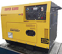 Дизельний генератор, Тихий, 1 цилінд Модель 7000Т Super KAMA