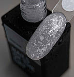 NAILSOFTHEDAY Potal base 14 – ніжно-молочна база з білою стильною поталлю, 10 мл, фото 2