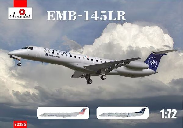 Пластикова модель 1/72 A-model 72385 бразильский пасажирський лайнер Embraer EMB-145 LR