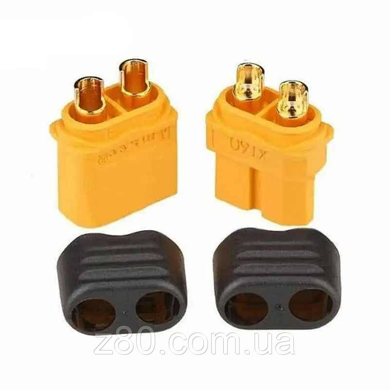 Силовий роз'єм XT60W (мама_тато) із захистом