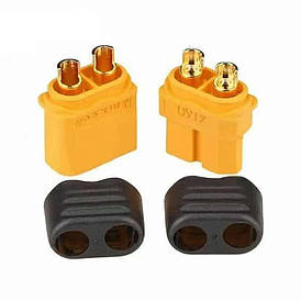 Силовий роз'єм XT60W (мама_тато) із захистом