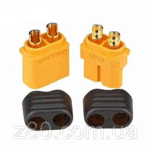 Силовий роз'єм XT60W (мама_тато) із захистом, фото 1