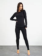 Термобілизна Term унісекс, жіноча і чоловіча чорна, фото 2