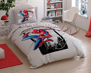 Постільна білизна TAC Disney 160×220 см Spiderman Cloudy