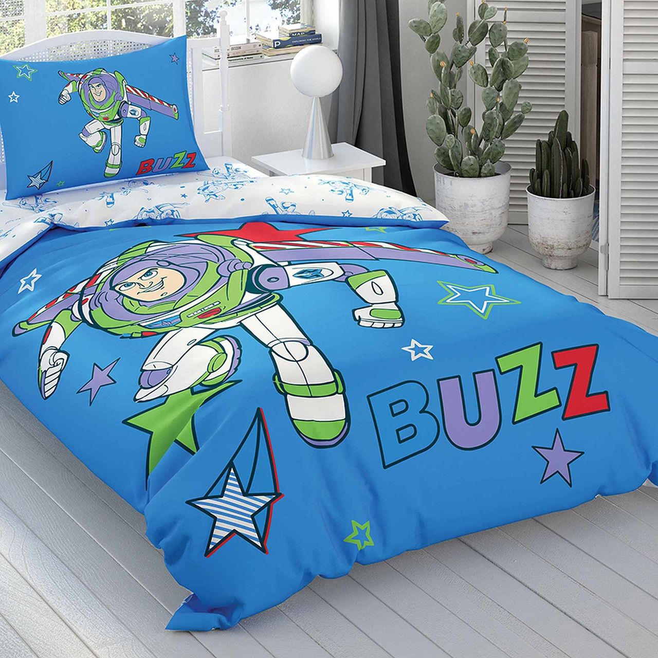 Постільна білизна TAC Disney 160×220 см Toy Story Buzz