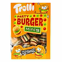 Жевательные Конфеты Trolli Party Burger Mini 80s 800g