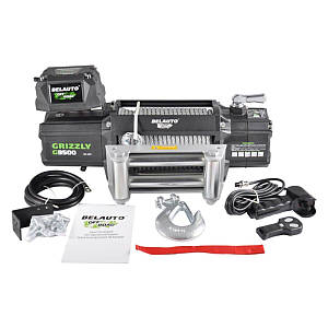 Лебідка BELAUTO GRIZZLI 9500lbs (5.5hp/4.1kw; 218:1) (G9500)