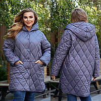 Зимняя женская куртка большого размера