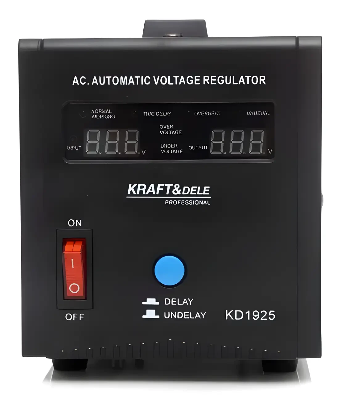 Стабилизатор напряжения для дома для бытовой техники Kraft&Dele KD1925 1000VA (Польша) - фото 2 - id-p1992327045