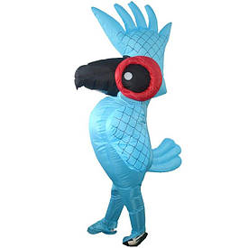 Надувний костюм Папуга, Косплей, костюм. Надувний