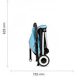 Прогулянкова коляска Cybex Orfeo SLV Moon Black Beach Blue, фото 7