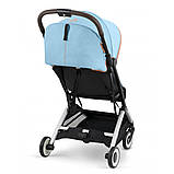 Прогулянкова коляска Cybex Orfeo SLV Moon Black Beach Blue, фото 6