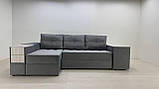 Кутовий диван ЧИКАГО зі столиком і 2 пуфами (Росса), фото 2
