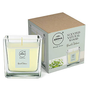 Ароматичні свічки Aroma Home Candles Woody Series Basil&Verbena 155г (10929)