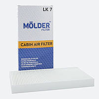 Фильтр салона Molder Filter LK 7 (WP9034, LA117, CU3337) (LK7)