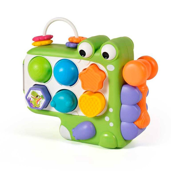 Сортер "Динозавтр" QX-91210E, фігури 6шт (4шт-брязкальце, 2 шт.-кульки), молоточок, фото 1