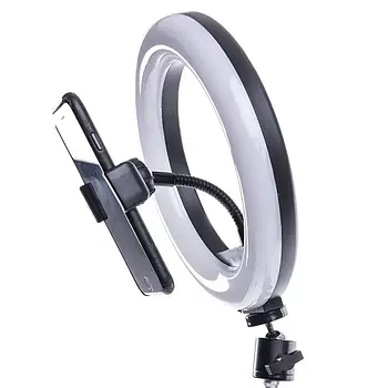 Кільцева лампа Ring Fill Light M30E на 30 см з одним кріпленням для смартфона без штатива