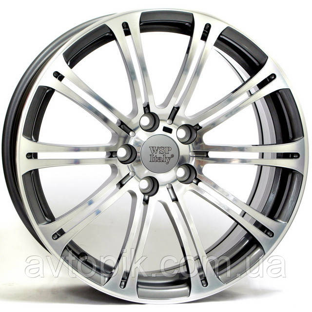 Литі диски WSP Italy BMW (W670) M3 Luxor R20 W8.5 PCD5x120 ET12 DIA72.6 (anthracite polished)