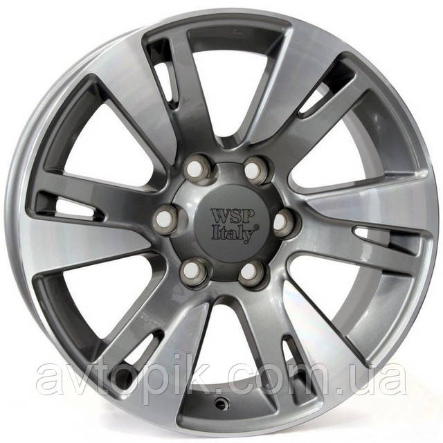 Литі диски WSP Italy Toyota (W1765) Venere R20 W9.5 PCD6x139.7 ET20 DIA106.1 (anthracite polished)