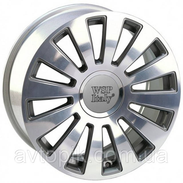 Литі диски WSP Italy Audi (W535) A8 Ramses R20 W8 PCD5x100 ET45 DIA57.1 (anthracite polished)