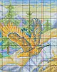 Набір для вишивання за нанесеною на канву схемою "Eagle (2)".AIDA 14CT printed, 62*28 см, фото 4