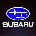 Логотип підсвітка дверей Субару Lazer door logo light  Subaru Лінза скло HD зображення, PREMIUM, фото 6