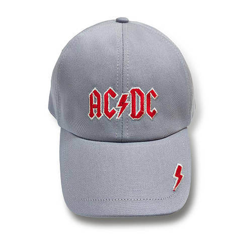 Бейсболка AC/DC Logo сіра, фото 2