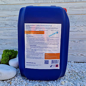 Рідкий засіб для зниження рівня pH Aquadoctor pH Minus 20 л Сірчана 35% Аквадоктор, фото 3