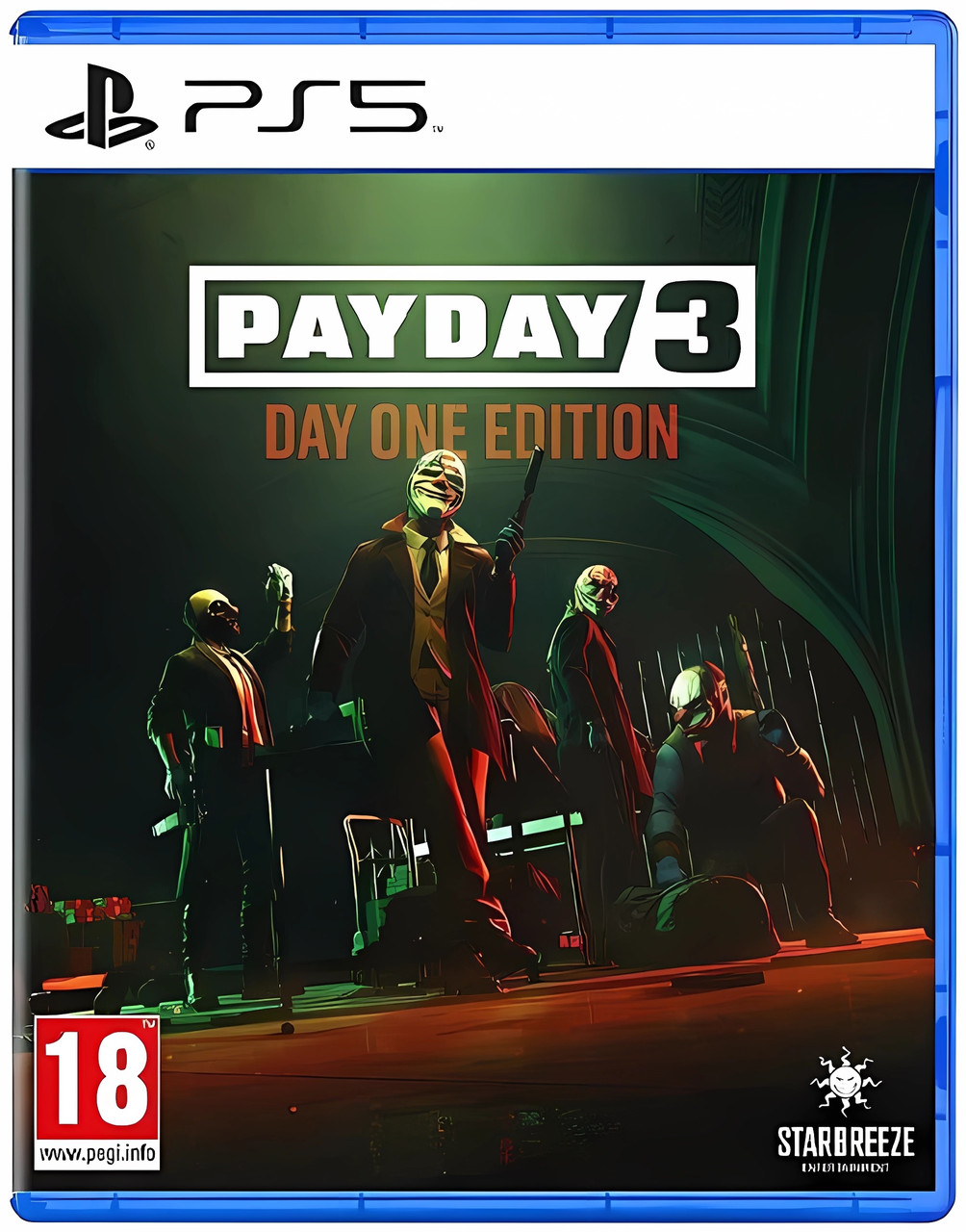 Диск з грою PS5 PAYDAY 3 Day One Edition [Blu-Ray диск]