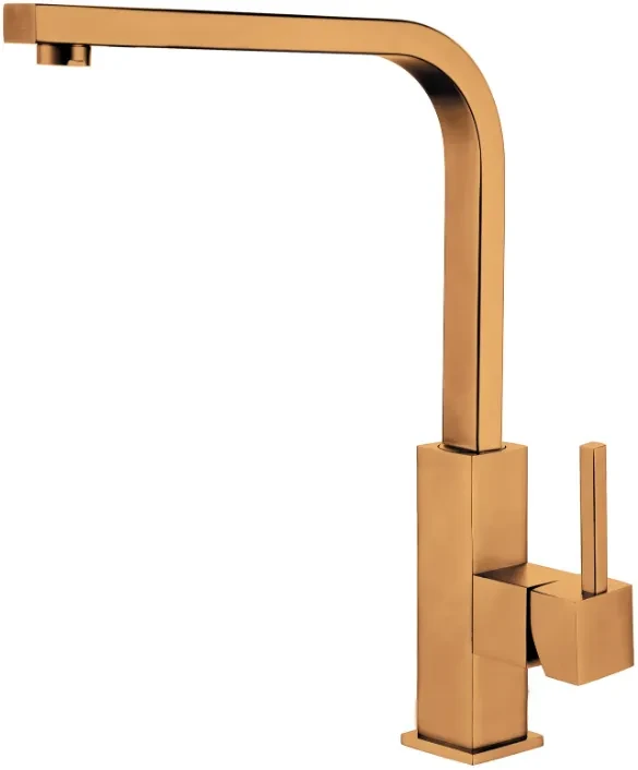 Мідний кухонний змішувач Fabiano FKM 52 SS Nano Copper, кран для мийки на кухню, PVD-покриття (8232.401.1142)